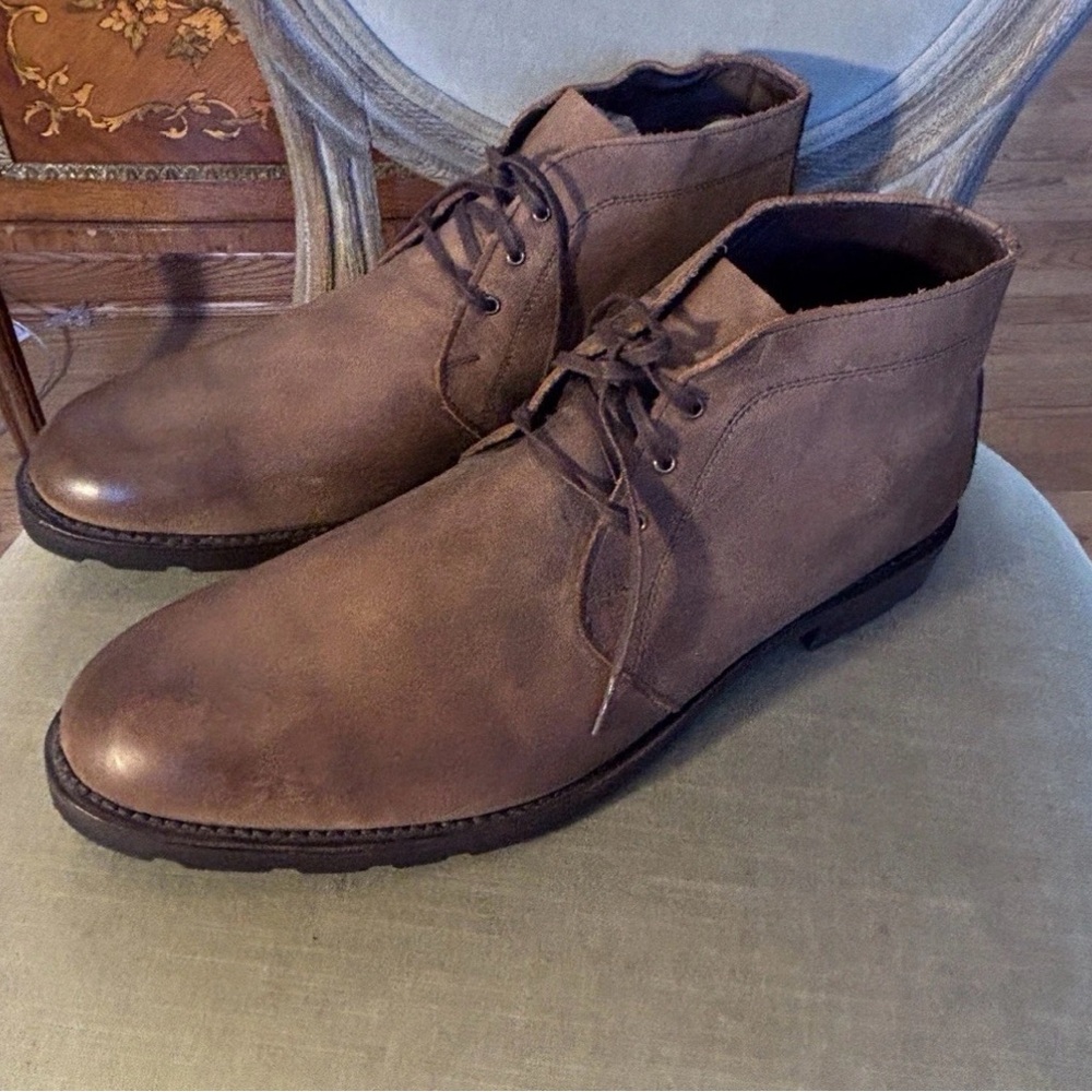 Allen Edmonds NWOB Venture Weatherproof Chukka Boots 13 Brown - Picture 2 of 6